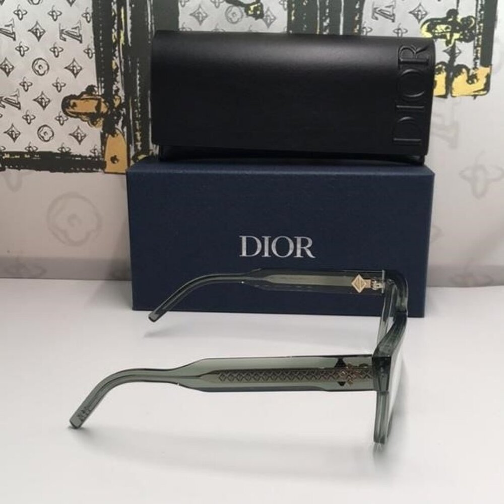 New Authentic Dior Square/Rectangle Green  CD DIAMONDO S61 - Picture 9 of 13